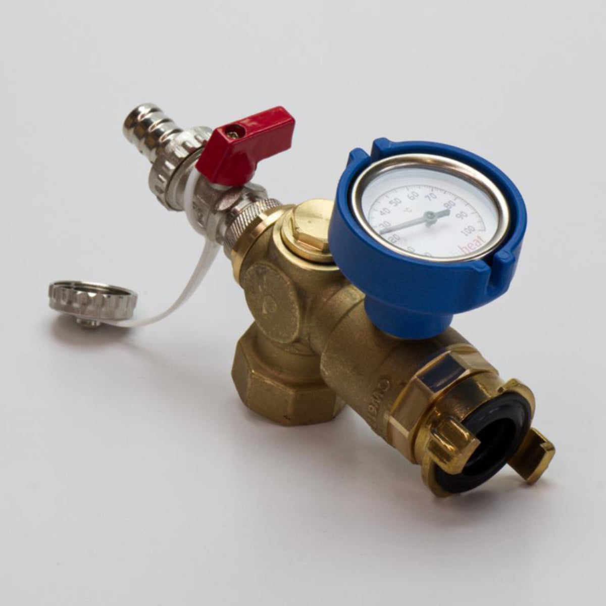 mobiheat Kugelhahn blau