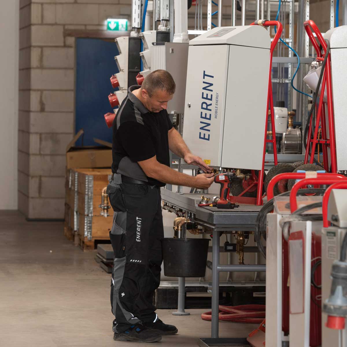 Geräteprüfung Elektroheizzentrale ohne Transport