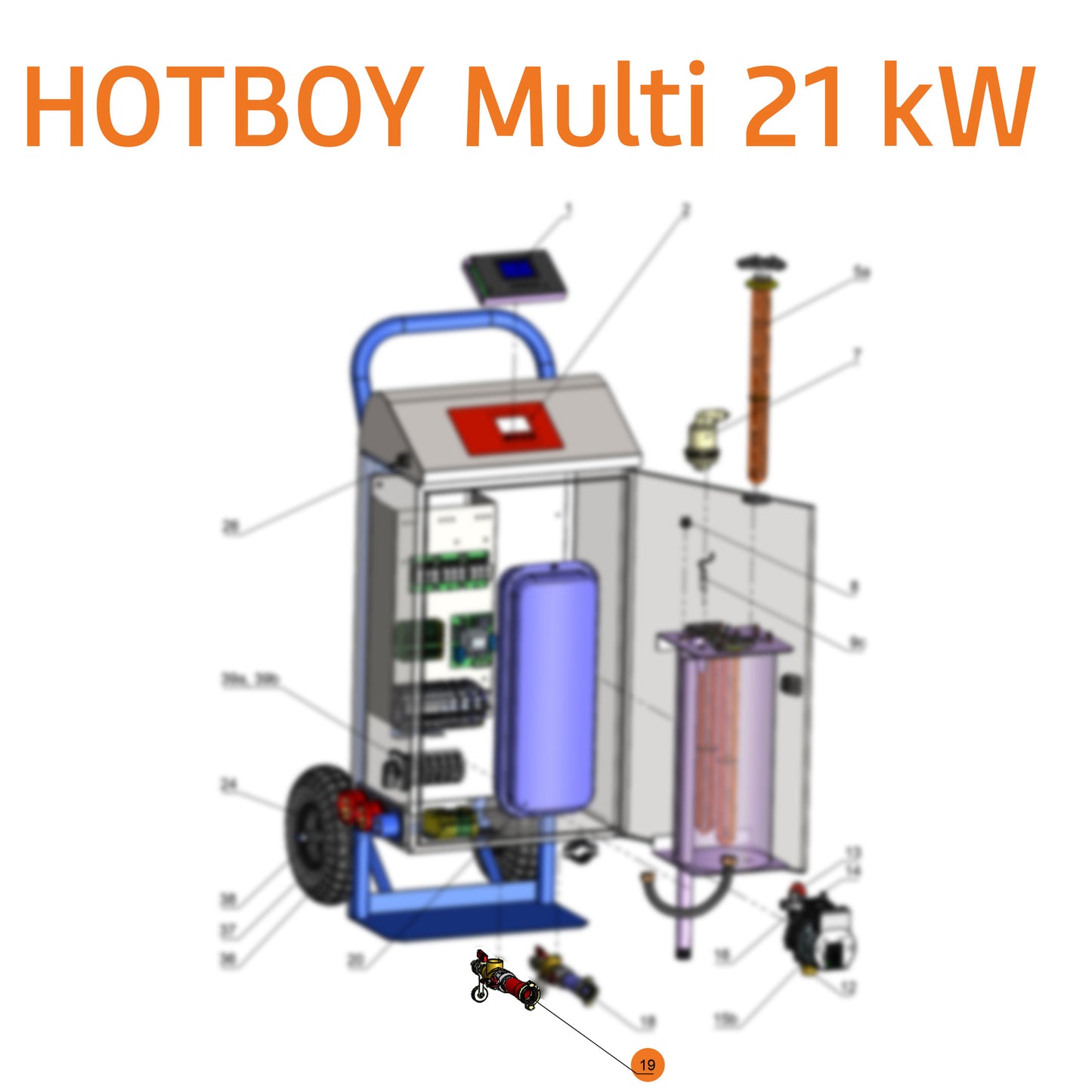 Zulaufrohrset  3/4"  mit GEKA Kupplung